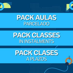 Pack Aulas em 4 Parcelas (1ª parcela)