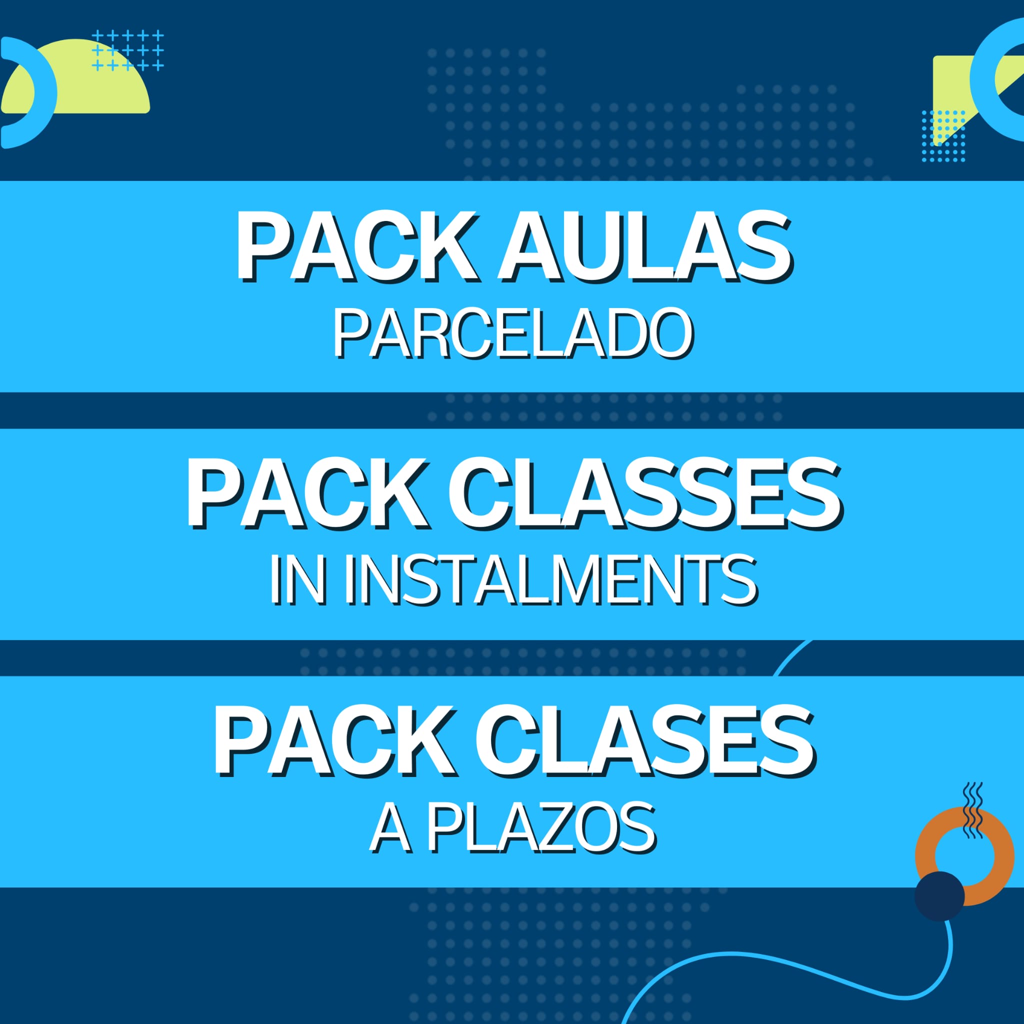 Pack Aulas em 4 Parcelas (1ª parcela)